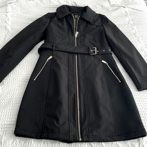 GUESS Belted Jacket zip trench